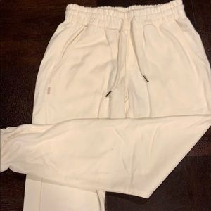 FairPlay white sweatpants